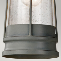 Chelsea Harbor 1 Light Outdoor Ceiling Pendant Light Storm Cloud, E27 - thumbnail 5