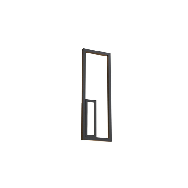 Boutique Rectangle Wall Lamp, Dimmable, 21W LED, 3000K, 1130lm, Black, 3yrs Warranty - image 1
