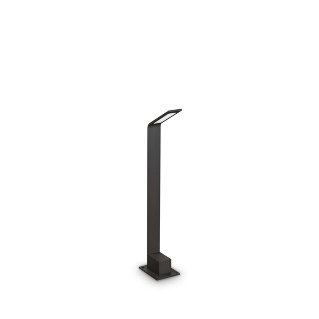 Agos Integrated LED Outdoor Short Bollard Black 670Lm 3000K IP54