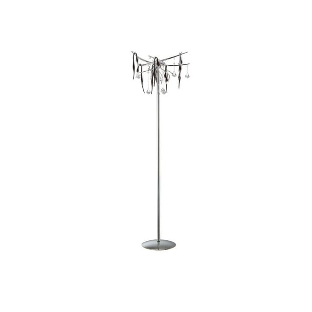 Cygnet Floor Lamp 6 Light G4 Polished Chrome/Black Glass/Crystal, NOT LED/CFL Compatible Item Weight: 15kg - image 1