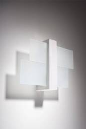 Feniks 1 Light Flush Wall Light White, E27 - thumbnail 2