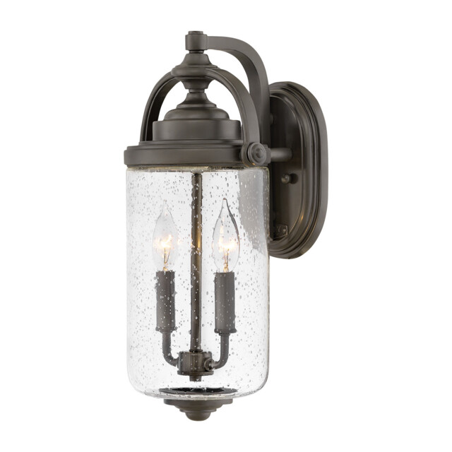 Hinkley Willoughby Outdoor Wall Lantern Oil Rubbed Bronze, IP44 - image 1