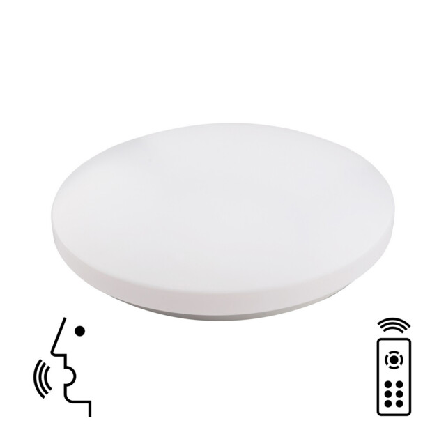 Zero Smart Ceiling, 56W LED, 3000-5000K Tuneable White, 3500lm, Remote Control, White, 3yrs Warranty - image 1