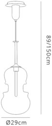 Sonata Ceiling Pendant 29cm Round, 1 x E27, Copper - thumbnail 2
