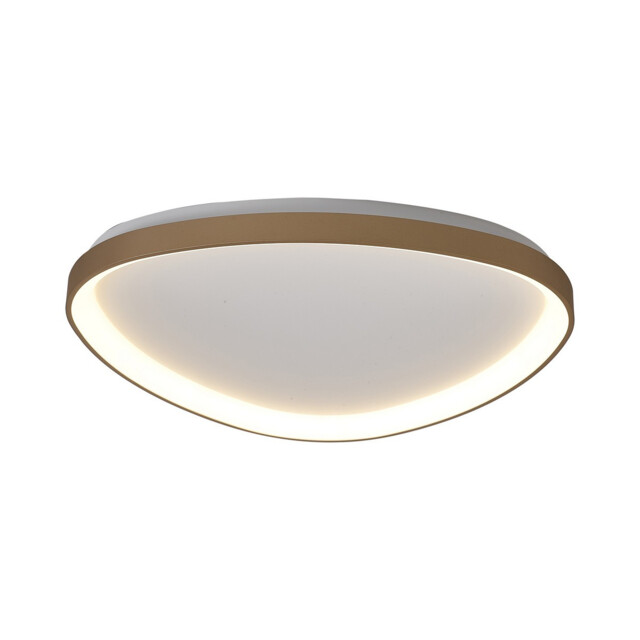 Niseko II Triangular Ceiling 61cm 50W LED, 2700K-5000K Tuneable, 3000lm, Remote Control, Gold, 3yrs Warranty - image 1