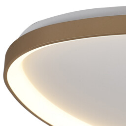Niseko II Triangular Ceiling 61cm 50W LED, 2700K-5000K Tuneable, 3000lm, Remote Control, Gold, 3yrs Warranty - thumbnail 3