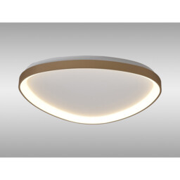 Niseko II Triangular Ceiling 61cm 50W LED, 2700K-5000K Tuneable, 3000lm, Remote Control, Gold, 3yrs Warranty - thumbnail 2