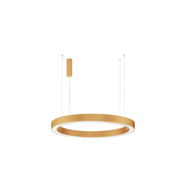 Morbido Integrated LED Pendant Ceiling Light Brass Gold Aluminium LED 80W 4373Lm 2700K - 4000K + Remote Control - image 1