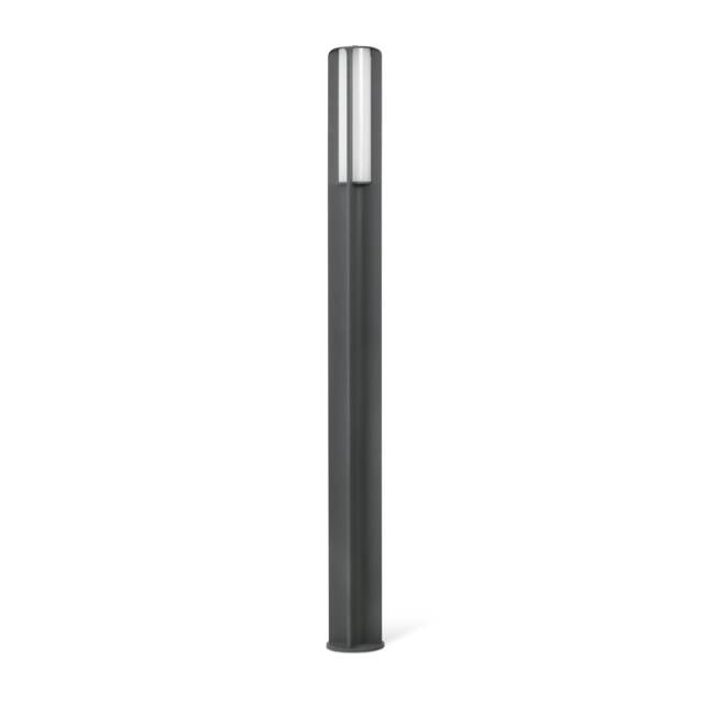 Bu LED 4 Light Outdoor Lamp Post Dark Grey IP65 - image 1