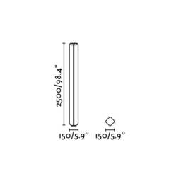 Bu LED 4 Light Outdoor Lamp Post Dark Grey IP65 - thumbnail 3