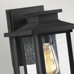 Quoizel Wakefield Outdoor Wall Lantern Earth Black, IP44 - thumbnail 2
