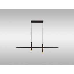 Esparta Linear Pendant, 30W LED, 3000K, 1400lm, Black / Gold, 3yrs Warranty - thumbnail 2