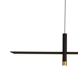 Esparta Linear Pendant, 30W LED, 3000K, 1400lm, Black / Gold, 3yrs Warranty - thumbnail 5