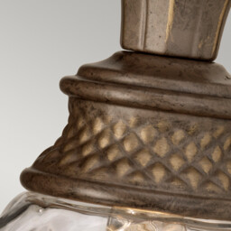 Plantation 1 Light Outdoor Dome Wall Light Pearl Bronze IP44, G9 - thumbnail 2