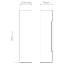 LED Wall Light Bronze - thumbnail 5