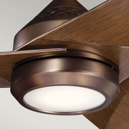 Jade 152cm Ceiling Fan with Dimmable 3000K LED Light, Oil Brushed Bronze, Remote Control - thumbnail 5