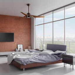 Jade 152cm Ceiling Fan with Dimmable 3000K LED Light, Oil Brushed Bronze, Remote Control - thumbnail 3
