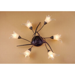 (0024 004) Florida Ceiling 6 Light E14, Brown/Black Oxide - thumbnail 2