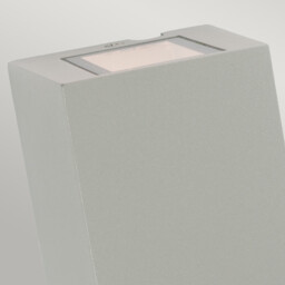 Lillehammer Integrated LED Outdoor 2 Light Up, Down Wall Light Aluminium , IP54 - thumbnail 2