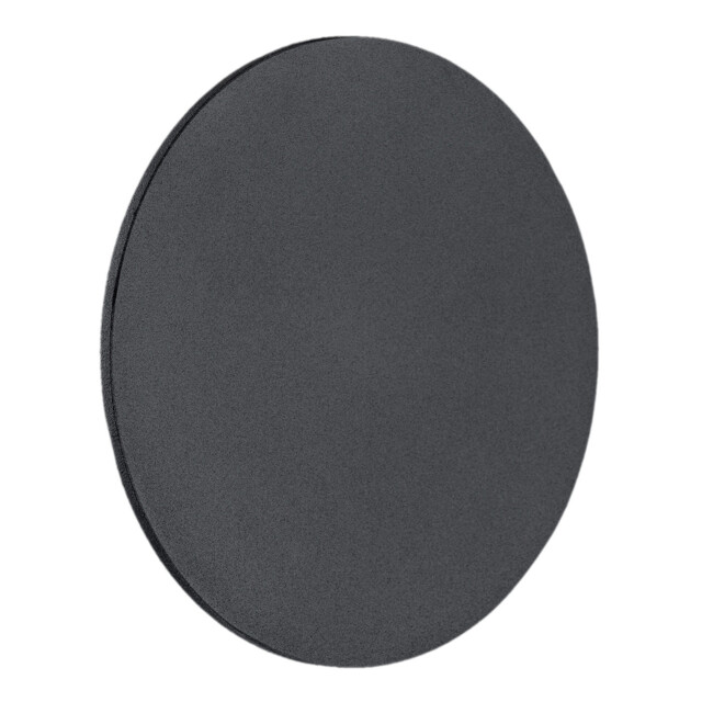 Oregon Flush 30cm Wall Lamp Black Structure - image 1