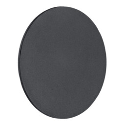 Oregon Flush 30cm Wall Lamp Black Structure
