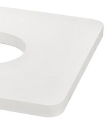 Altona Magnetic Base Wall Lamp, 12W LED 3000K 498lm, 20, 19cm Diamond Centre, Coffee, Acrylic Frosted Diffuser - thumbnail 5