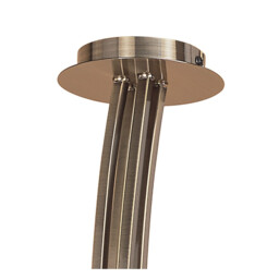 Pietra Pendant 4 Arm 8 Light G9, Antique Brass - thumbnail 3