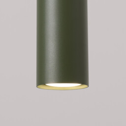 Lagos Loft Bar Pendant 3 Light Olive Green - thumbnail 5