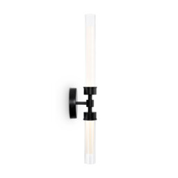 Maytoni Stelo Modern 2 Light Integrated LED Wall Lamp Black 3000K - thumbnail 5