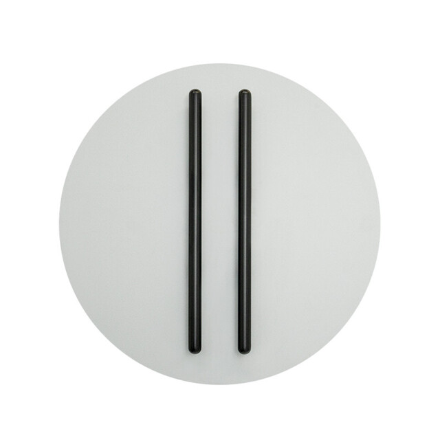 Neapolis 40cm Integrated Led Wall Lamp Sandy Grey-Black Matt LED 3000K Dimmable - image 1