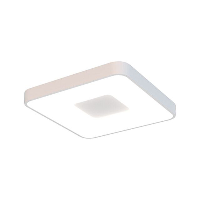 Coin Square Ceiling 80W LED With Remote Control 2700K-5000K, 3900lm, White, 3yrs Warranty - image 1