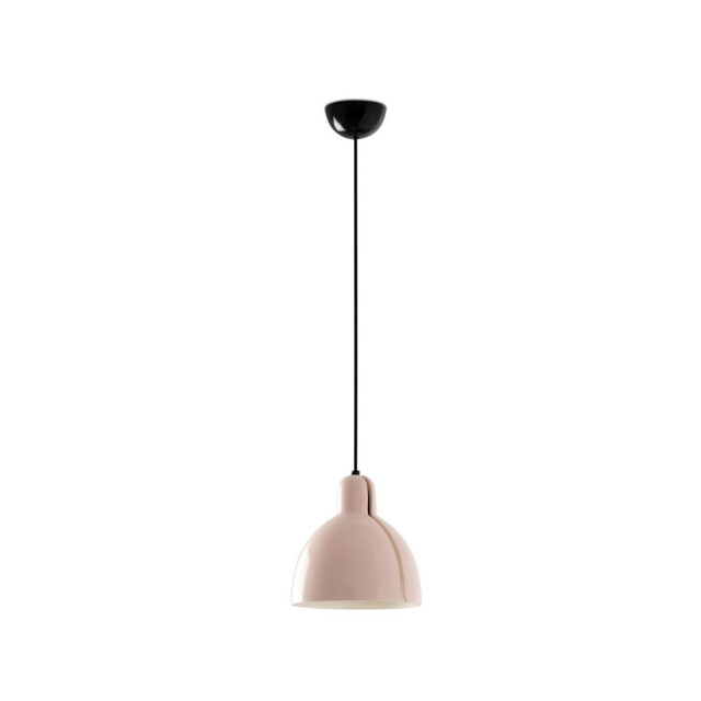 Venice 20cm Dome Pendant Ceiling Light Pink - image 1