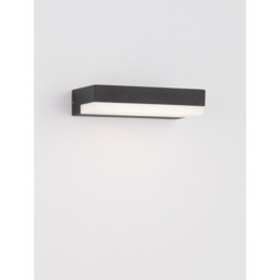 Pure Outdoor Down Wall Lamp Anthracite Aluminium, Frost Acrylic LED 6W 299Lm 3000K IP65 - thumbnail 2