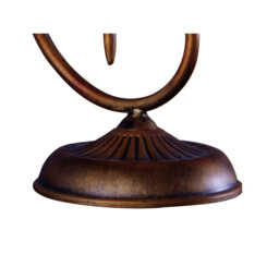 (0038 007) Wave Table Lamp 1 Light G9, Rustic Gold - thumbnail 3