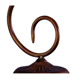 (0038 007) Wave Table Lamp 1 Light G9, Rustic Gold - thumbnail 5