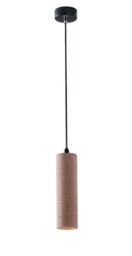 Kruk Slim Round Ceiling Pendant, Brick, GU10