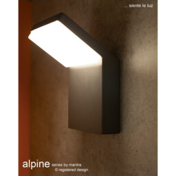 Alpine Wall Lamp, 6W LED, 3000K, 510lm, IP65, White, 3yrs Warranty - thumbnail 3