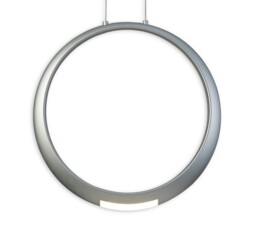 Ring Ceiling Pendant 50cm Round, 23W LED, 3000K, 1600lm, Silver, 5yrs Warranty - thumbnail 5