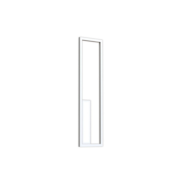 Boutique Rectangle Wall Lamp, 40W LED, 3000K, 2250lm, White, 3yrs Warranty - image 1
