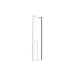Boutique Rectangle Wall Lamp, 40W LED, 3000K, 2250lm, White, 3yrs Warranty
