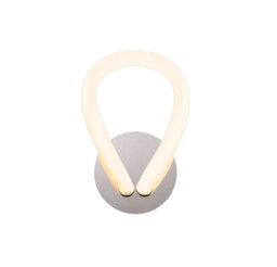 Knot Led Wall Lamp, 12W LED, 3000K, 900lm, IP20, Chrome