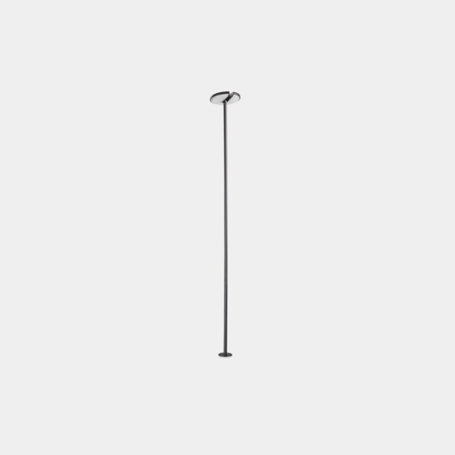 Invisible Outdoor Bollard Black LED 10.7W 2700K IP54 On-Off