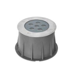 Ringo LED 6 Light Recessed Outdoor Ground Light Stainless Steel IP67