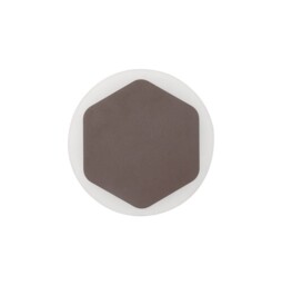 Altona Magnetic Base Wall Lamp, 12W LED 3000K 498lm, 15cm Vertical Hexagonal 19cm Round Centre, Coffee, Acrylic Frosted Diffuser - thumbnail 3