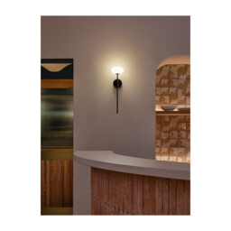 Bloom Bathroom Wall Lamp Black LED 7.5W 2700K IP44 On-Off - thumbnail 2