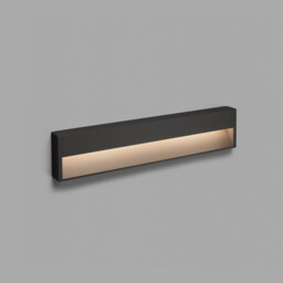 Grada Outdoor Surface Mounted LED Wall Lamp Dark Grey 12W 3000K IP54 - thumbnail 2