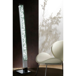 Euphoria Floor Lamp 2 Light T5, Polished Chrome/Opal White Glass, NOT LED/CFL Compatible - thumbnail 2
