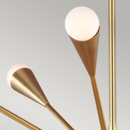 Jax 10 Light Chandelier, Burnished Brass, G9 - thumbnail 5