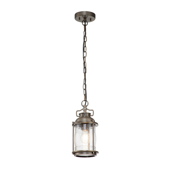 Kichler Ashland Bay Outdoor Pendant Ceiling Light Burnished Bronze, IP44 - image 1