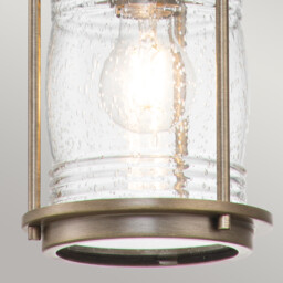 Kichler Ashland Bay Outdoor Pendant Ceiling Light Burnished Bronze, IP44 - thumbnail 3